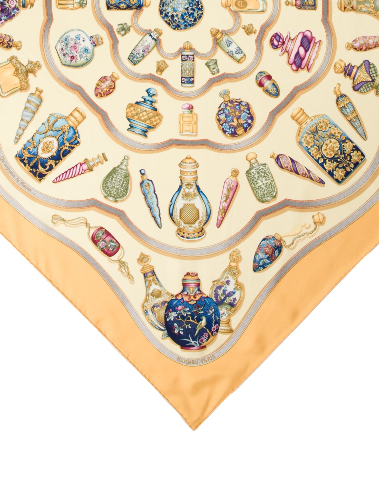 Hermès Qu'importe Le Flacon Silk Scarf